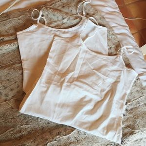 🌼ANTHROPOLOGIE🌼 White tank tops